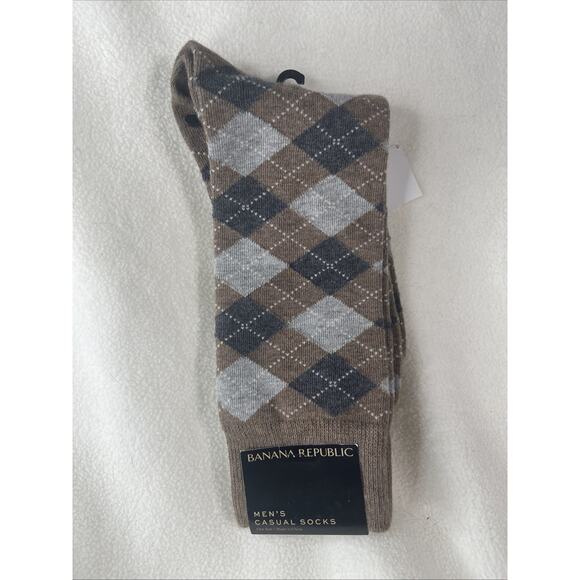 Banana Republic Other - Banana Republic Men's Soft Stretch Socks, One Size Fits 8-12